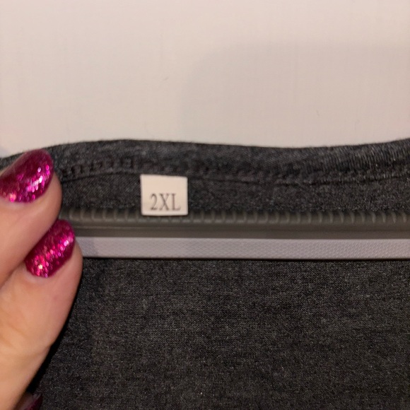 Patriotic skull lady tank, 2X, plus size - Picture 2 of 6